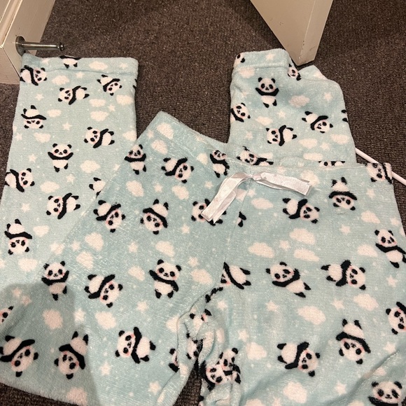 soft panda plush pajama pants - Picture 1 of 2